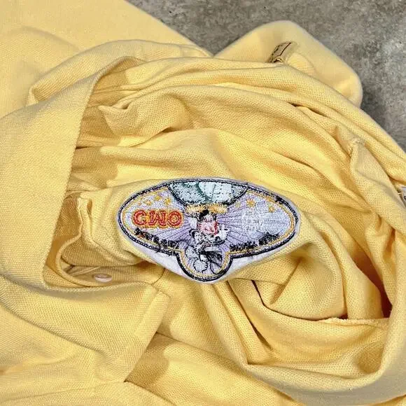 Vintage Disney Cast Member Original Polo Shirt CMO Patch Embroidered 90s Sz M